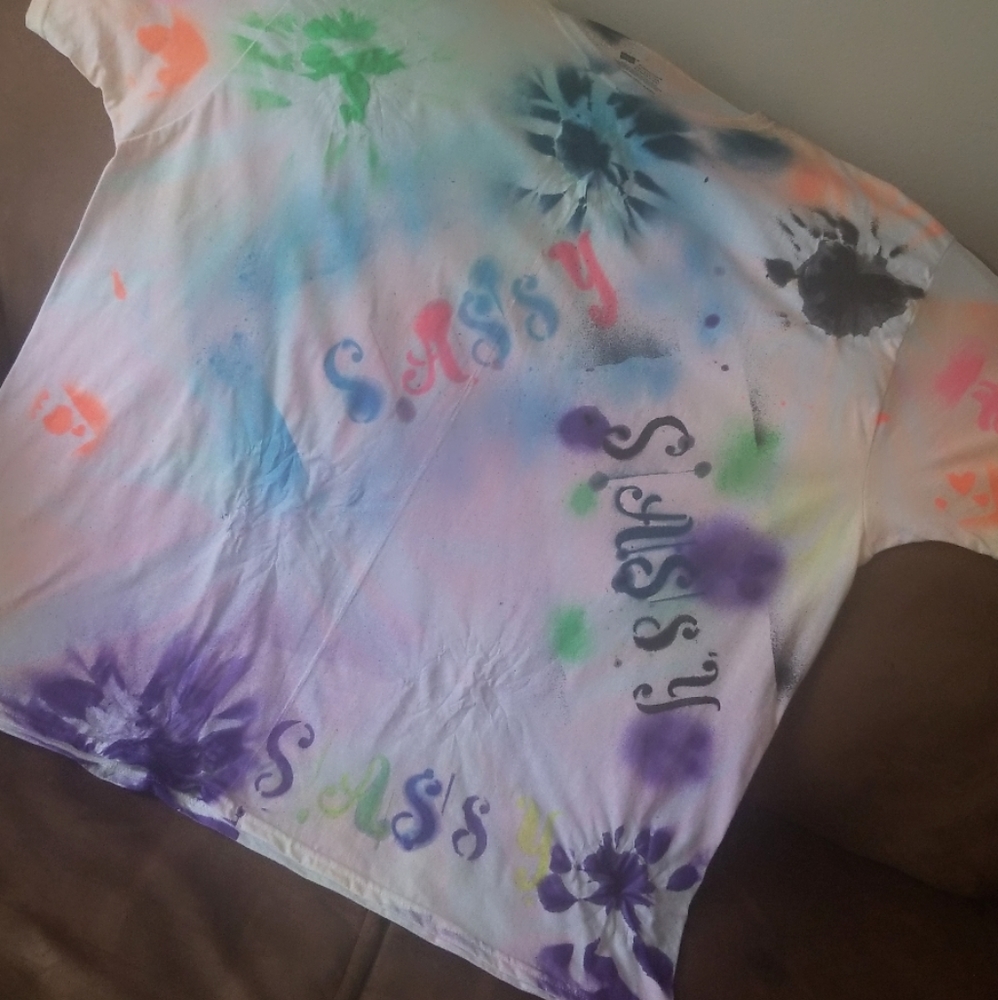 Tie dye shirt made by me